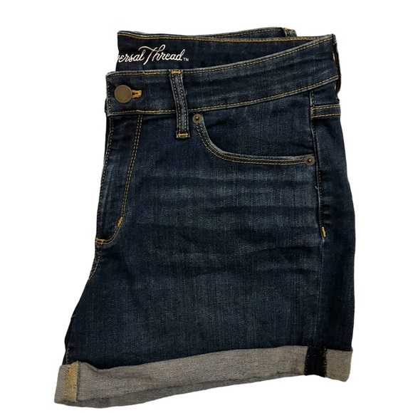 Universal Thread Denim Jean Shorts, Like New, Cuffed Hem - Picture 4 of 4